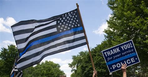This from westernjournal. . Lapd bans thin blue line